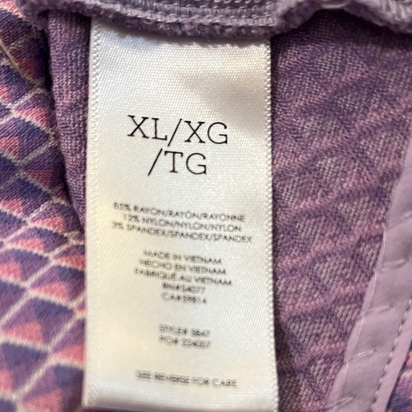 CAbi Purple Diamond-Pattern Blazer - Picture 4 of 7